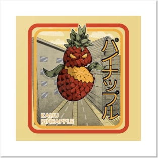 Giant Kaiju Pineapple Posters and Art